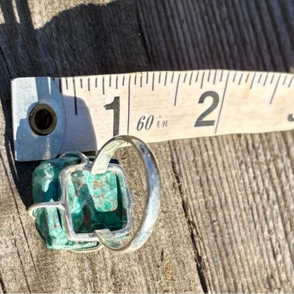 Natural Azurite Ring - Picture 13 of 14